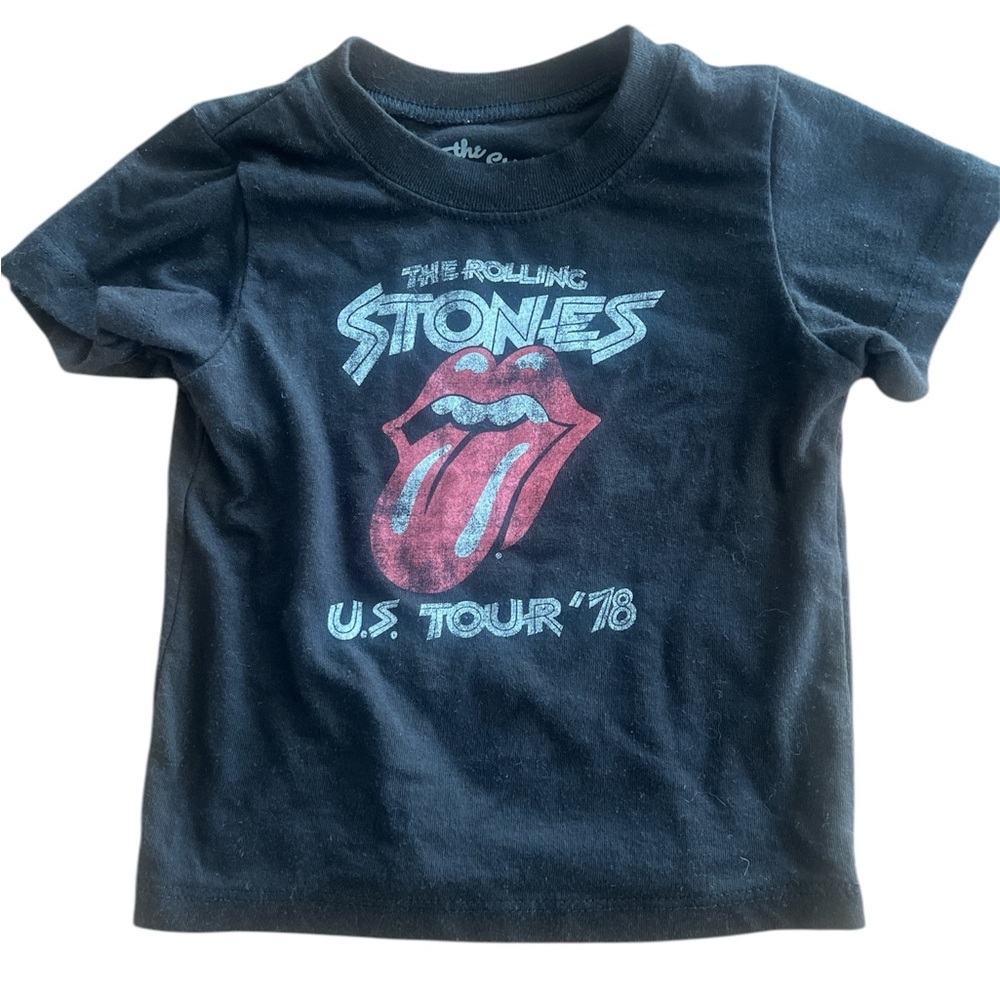 Rolling Stones Black Graphic Tee
